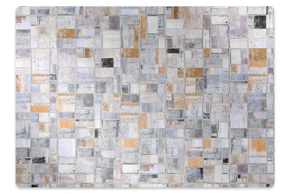 Tapete para cadeira de escritório Azulejos coloridos