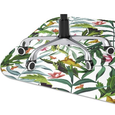 Tapete para cadeira de escritório Flora tropical