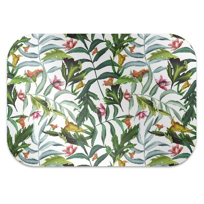 Tapete para cadeira de escritório Flora tropical