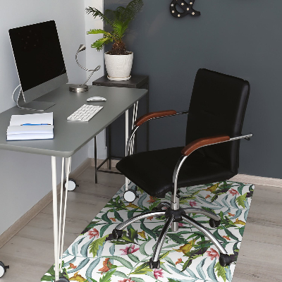 Tapete para cadeira de escritório Flora tropical