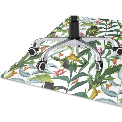 Tapete para cadeira de escritório Flora tropical