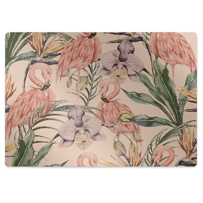 Tapete escritório Flamingos