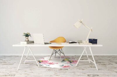 Tapete escritório Pássaros e flores
