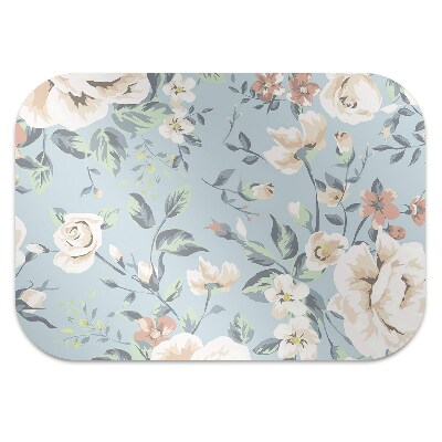 Tapete para cadeira de escritório Flores estilo vintage