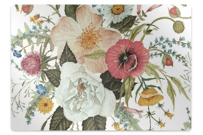 Tapete para escritório Buquê de flores silvestres