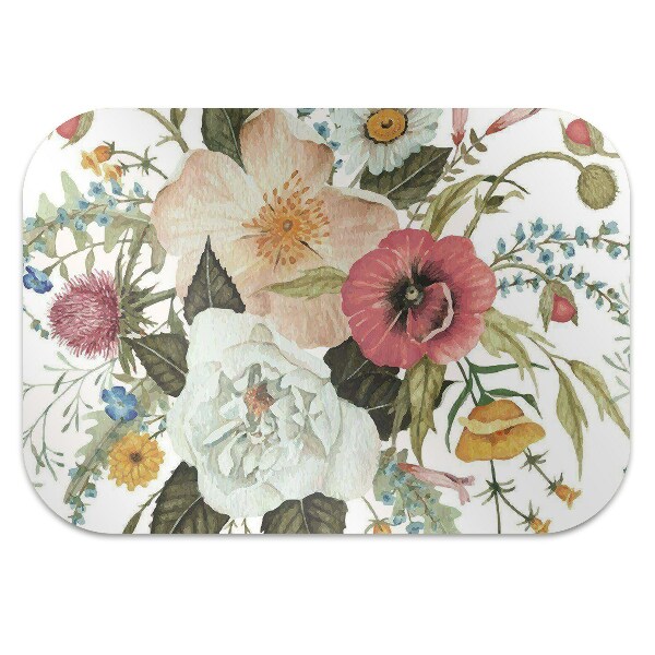Tapete para escritório Buquê de flores silvestres