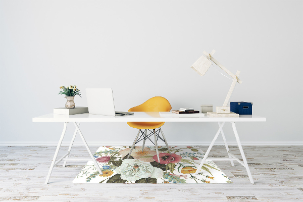 Tapete para escritório Buquê de flores silvestres
