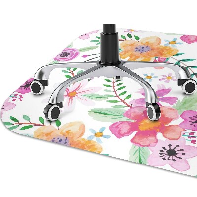 Tapete para cadeira de escritório Desenho de flores