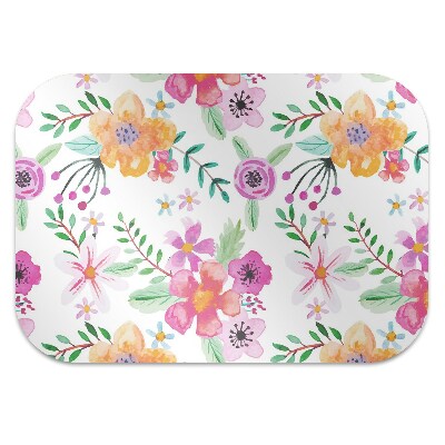 Tapete para cadeira de escritório Desenho de flores