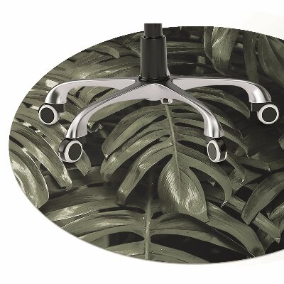 Tapete para cadeira de escritório Folhas de bananeira