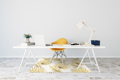 Tapete para escritório Folhas tropicais