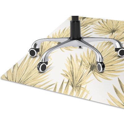 Tapete para escritório Folhas tropicais