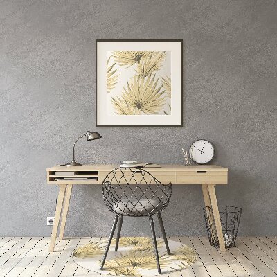 Tapete para escritório Folhas tropicais