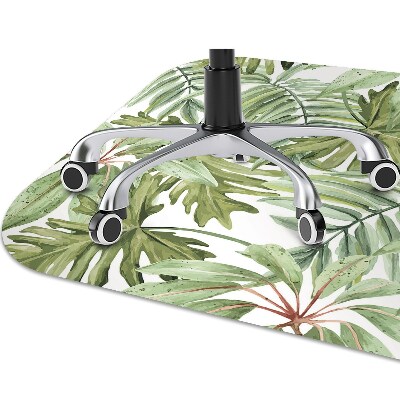 Tapete para escritório Folhas tropicais