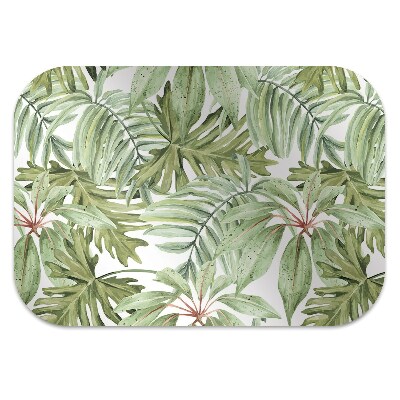 Tapete para escritório Folhas tropicais