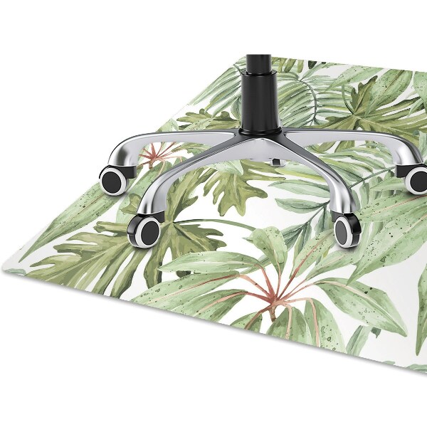 Tapete para escritório Folhas tropicais