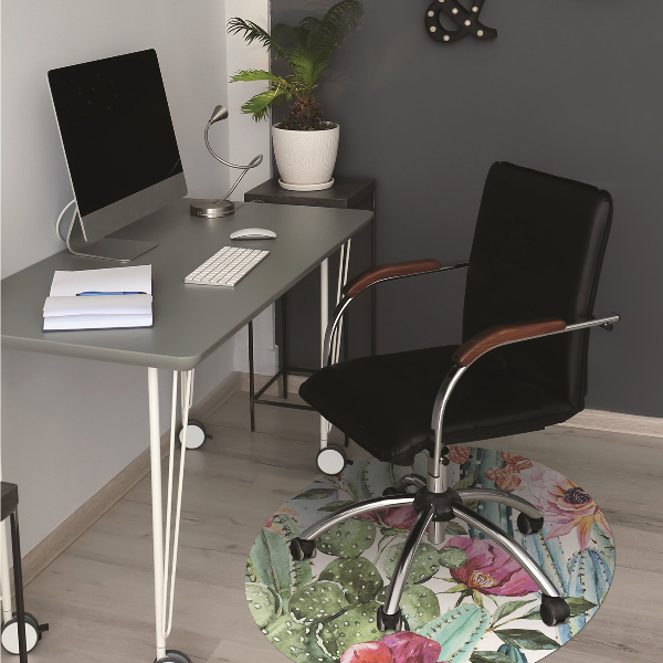 Tapete para cadeira de escritório Jardim tropical