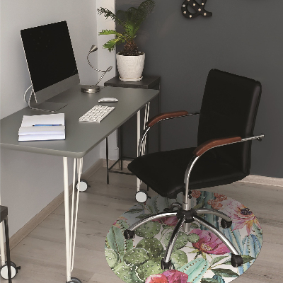 Tapete para cadeira de escritório Jardim tropical
