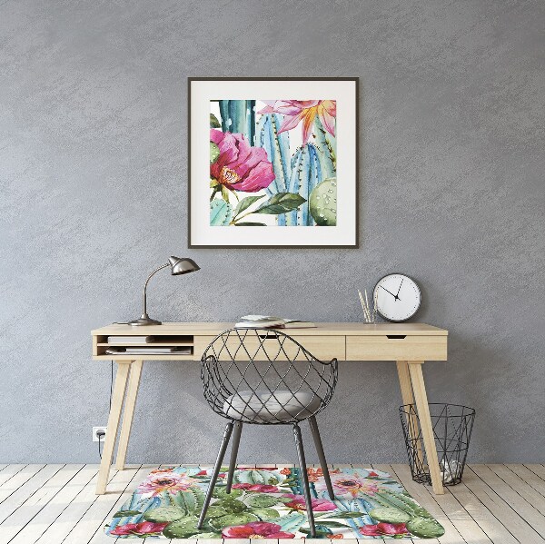 Tapete para cadeira de escritório Jardim tropical