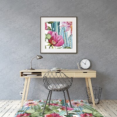 Tapete para cadeira de escritório Jardim tropical