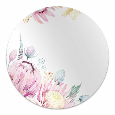 Tapete para cadeira de escritório Moldura floral