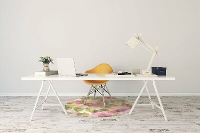 Tapete para escritório Flores pintadas