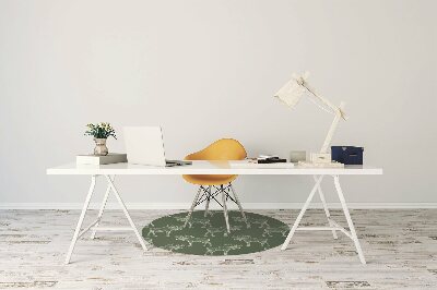Tapete para cadeira de escritório Alce em um fundo verde