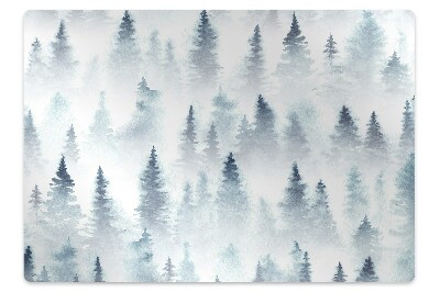 Tapete escritório Floresta enevoada