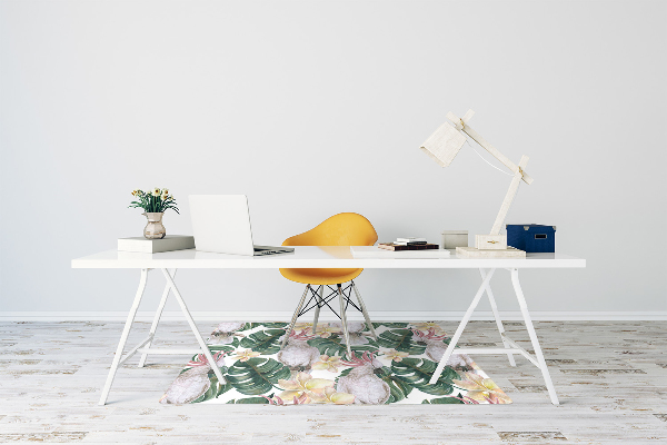 Tapete para escritório Papagaios tropicais