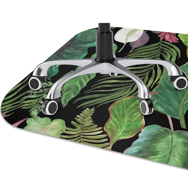 Tapete para escritório Folhas tropicais