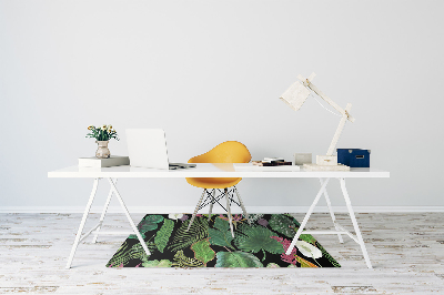 Tapete para escritório Folhas tropicais