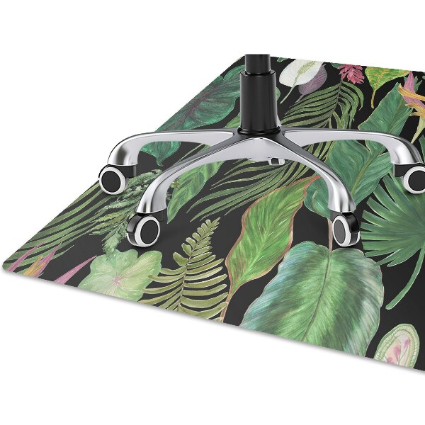 Tapete para escritório Folhas tropicais