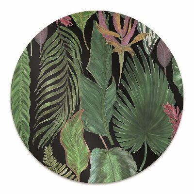 Tapete para escritório Folhas tropicais