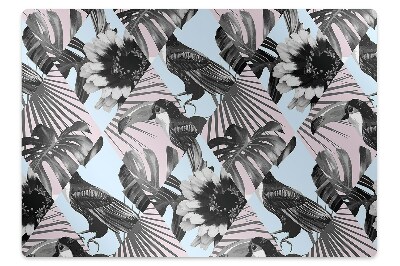 Tapete para escritório Patchwork tropical