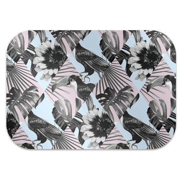 Tapete para escritório Patchwork tropical