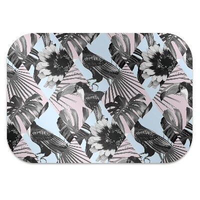 Tapete para escritório Patchwork tropical