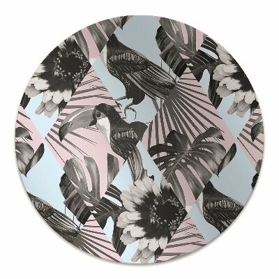 Tapete para escritório Patchwork tropical