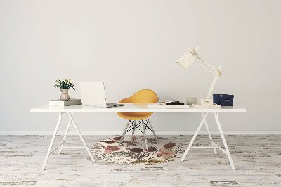 Tapete para cadeira de escritório Flores silvestres