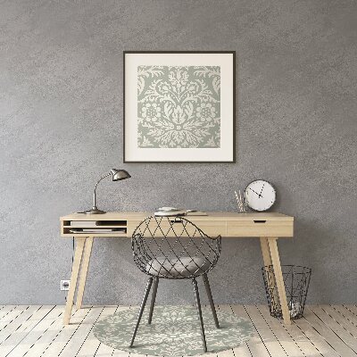 Tapete para cadeira de escritório Padrão floral