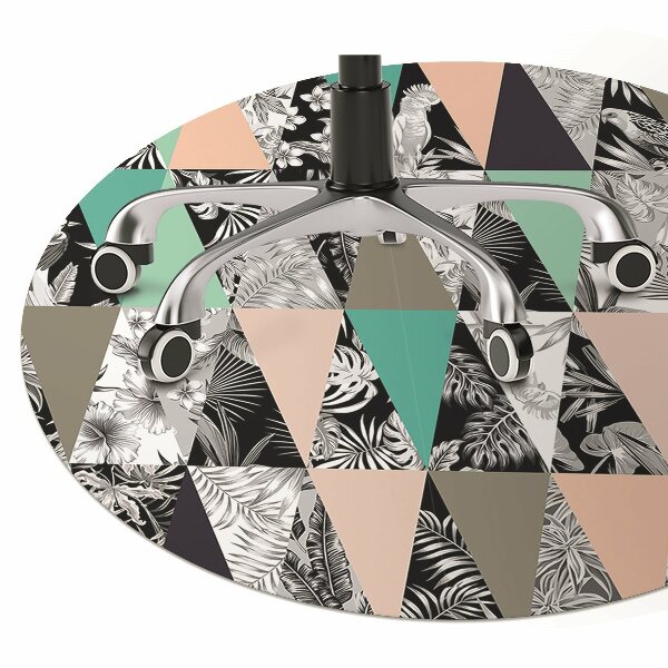 Tapete escritório Patchwork tropical