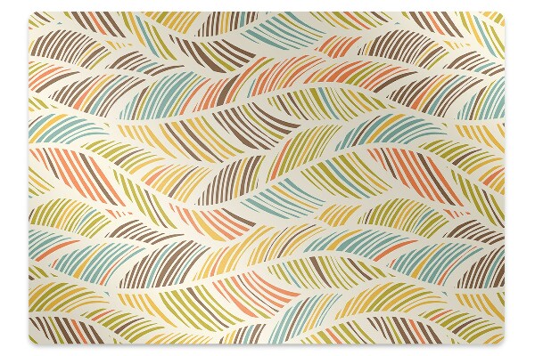 Tapete para cadeira de escritório Ondas abstratas