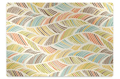 Tapete para cadeira de escritório Ondas abstratas