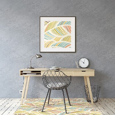 Tapete para cadeira de escritório Ondas abstratas