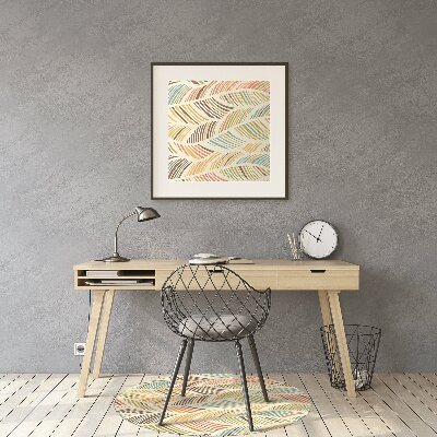 Tapete para cadeira de escritório Ondas abstratas