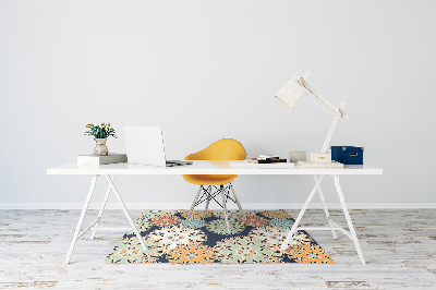 Tapete para cadeira de escritório Mandalas coloridas