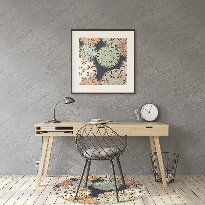 Tapete para cadeira de escritório Mandalas coloridas