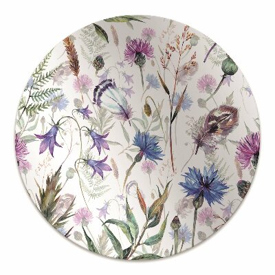 Tapete para cadeira de escritório Flores silvestres