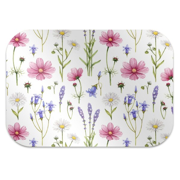 Tapete para cadeira de escritório Margaridas do campo
