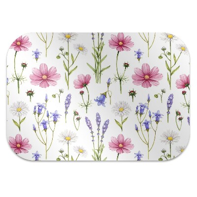 Tapete para cadeira de escritório Margaridas do campo