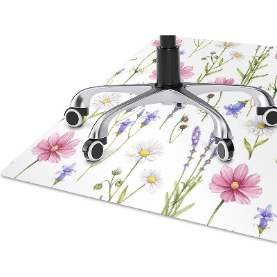 Tapete para cadeira de escritório Margaridas do campo
